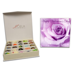 Valentine Purple Rose Box
