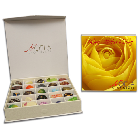 yellow rose mothers day box